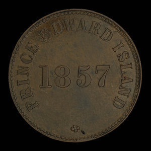 Canada, George Davies, 1/2 penny : 1857