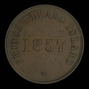 Canada, George Davies, 1/2 penny : 1857