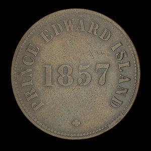 Canada, George Davies, 1/2 penny : 1857