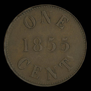 Canada, James Duncan & Co., 1 cent : 1855