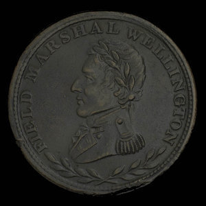 Canada, unknown, 1/2 penny : 1813