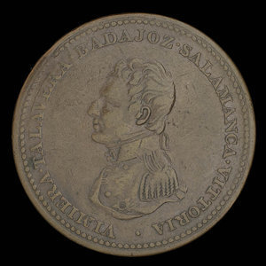 Canada, unknown, 1 penny : 1813