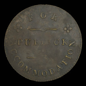 Canada, unknown, 1/2 penny : 1815