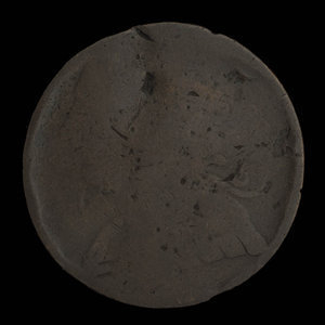 Canada, unknown, 1/2 penny : 1838