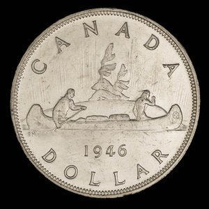 Canada, George VI, 1 dollar : 1946