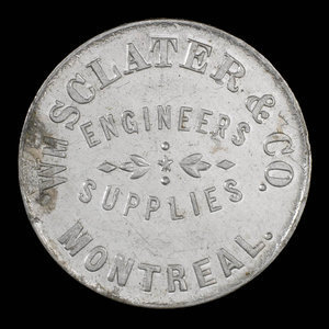 Canada, Wm. Sclater & Co., 1 fare : 1892