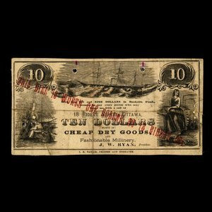 Canada, J.W. Ryan, 1 dollar : 1880