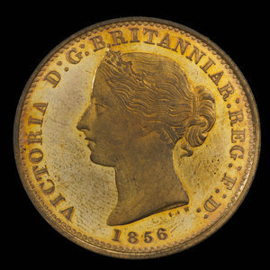 Canada, Province of Nova Scotia, 1/2 penny : 1856