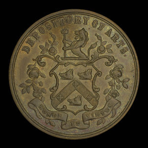 Canada, F. McDermott, no denomination : 1855