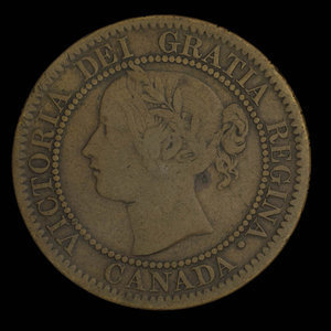 Canada, Victoria, 1 cent : 1859