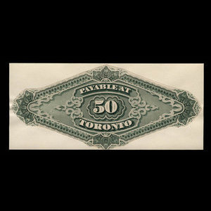 Canada, Dominion of Canada, 50 dollars : March 1, 1872