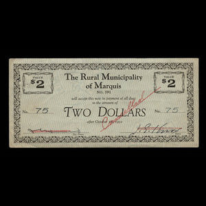 Canada, Marquis No.191, 2 dollars : October 1, 1932