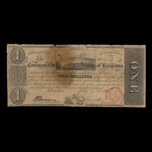 Canada, Commonalty of Kingston, 1 dollar : July 6, 1812