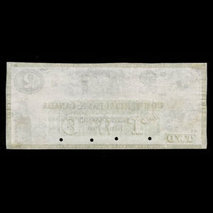 Canada, Commercial Bank of Canada, 2 dollars : January 2, 1860
