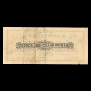 Canada, W.C. Edwards & Co. Ltd., 1 dollar : August 2, 1887
