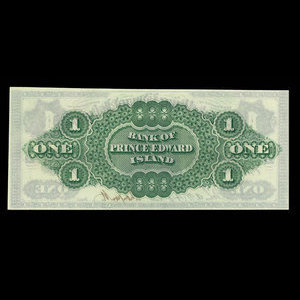 Canada, Bank of Prince Edward Island, 1 dollar : January 1, 1877