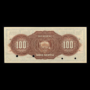 Canada, Bank of Nova Scotia, 100 dollars : January 3, 1911