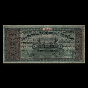 Canada, Government of Newfoundland, 1 dollar : 1911