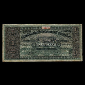 Canada, Government of Newfoundland, 1 dollar : 1912