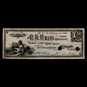 Canada, R.G. Reid, 1 dollar, 50 cents : January 2, 1894