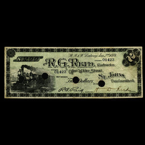 Canada, R.G. Reid, 2 dollars : January 2, 1894