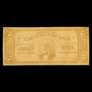 Canada, Consolidated Bank of Canada, 50 dollars : July 1, 1876