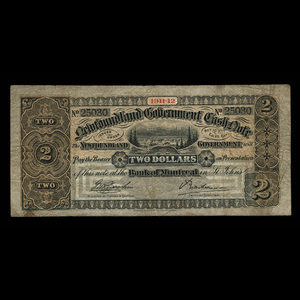 Canada, Government of Newfoundland, 2 dollars : 1912