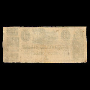 Canada, Bank of Ottawa, 3 dollars : 1838