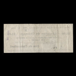 Canada, Cité de Chicoutimi, 5 dollars : December 20, 1934