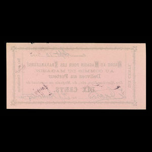 Canada, T.J. Lamontagne, 10 cents : September 10, 1883