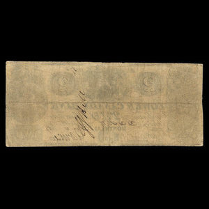 Canada, Lower Canada Bank, 2 dollars : November 4, 1837