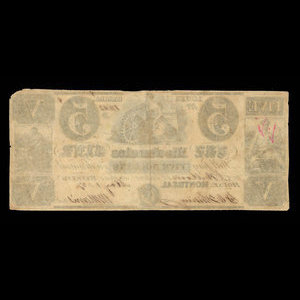 Canada, Mechanics Bank (The), 5 dollars : May 1, 1837