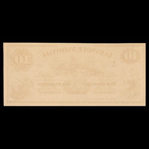 Canada, Molsons Bank, 5 dollars : June 1, 1872