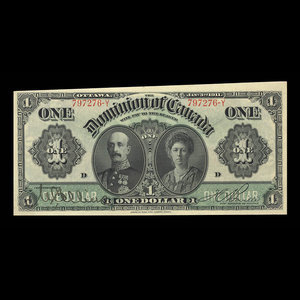 Canada, Dominion of Canada, 1 dollar : January 3, 1911