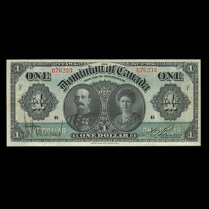 Canada, Dominion of Canada, 1 dollar : January 3, 1911