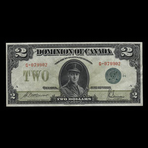 Canada, Dominion of Canada, 2 dollars : June 23, 1923