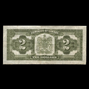 Canada, Dominion of Canada, 2 dollars : June 23, 1923