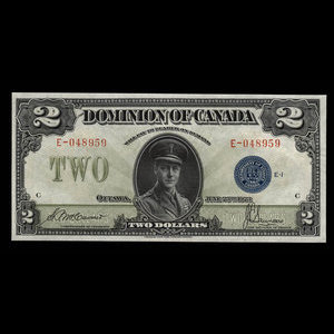 Canada, Dominion of Canada, 2 dollars : June 23, 1923