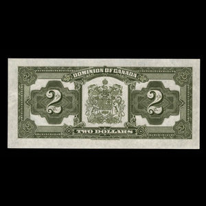 Canada, Dominion of Canada, 2 dollars : June 23, 1923