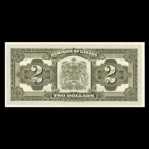 Canada, Dominion of Canada, 2 dollars : June 23, 1923