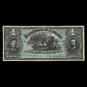 Canada, Dominion of Canada, 1 dollar : July 2, 1897