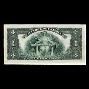 Canada, Bank of Canada, 1 dollar : 1935