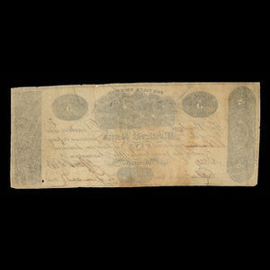 Canada, Montreal Bank, 5 dollars : May 2, 1821