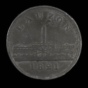 Canada, Lauzon Ferry, 4 pence : 1821