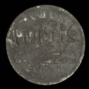 Canada, Lauzon Ferry, 4 pence : 1821