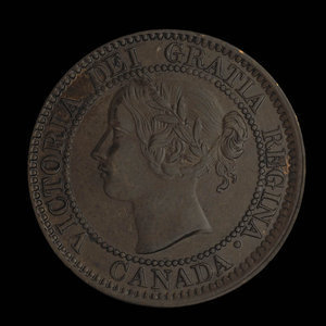 Canada, Victoria, 1 cent : 1859