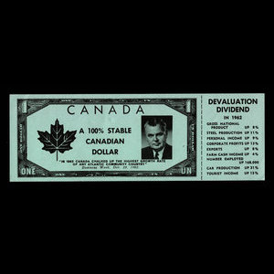 Canada, Progressive Conservative Party of Canada, no denomination : 1962