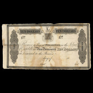 Canada, Campobello Mill & Manufacturing Co., 10 dollars : 1845