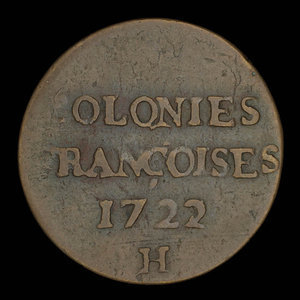 France, Louis XV, 9 deniers : 1722