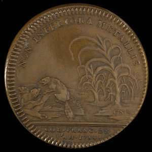 France, Louis XV, no denomination : 1754